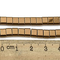 Гальванические немагнитная синтетический гематит бисер пряди&nbsp;G-C106-B02-13B