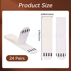 2 комплект съемных пластиковых и бесследных клеевых застежек-липучек&nbsp;DIY-CN0003-17A