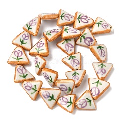 Фарфоровые бусины ручной работы&nbsp;PORC-C008-02B