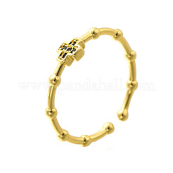 2 шт. 2 стиля латунных манжетных колец с микропаве из кубического циркония для женщин&nbsp;RJEW-S399-03G