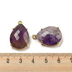 Подвески из натурального аметиста &nbsp;G-M431-10G-08