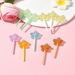 10 шт. большие подвески из светящейся полупрозрачной смолы&nbsp;FIND-FS0002-91C