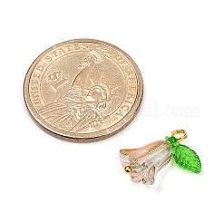 8шт 8 цвета стеклянные подвески&nbsp;PALLOY-JF03533-01