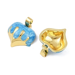 Латунь эмаль подвески&nbsp;KK-F908-03G-01