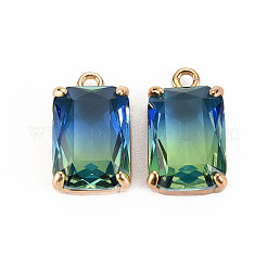 Стеклянные подвески градиентного цвета&nbsp;X-GLAA-S193-008-A07