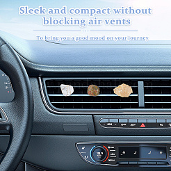 8 шт. зажимы для воздуховодов автомобиля из натурального драгоценного камня&nbsp;HJEW-DC00108