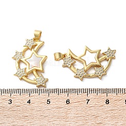 Латунные микро проложить кубического циркония подвески&nbsp;KK-U070-20G