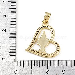 Латунные микро проложить кубического циркония подвески&nbsp;KK-D409-49G-03