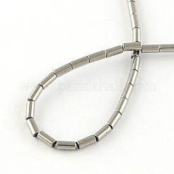 Колонка гальваническое бисер пряди немагнитная синтетический гематит&nbsp;G-R259-71F