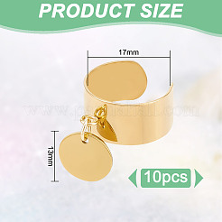 Кольца-манжеты из нержавеющей стали 304&nbsp;RJEW-UN00013