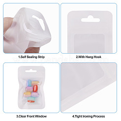 160 шт. пластиковый пакет с застежкой-молнией «инь-ян» с видимым окошком&nbsp;ABAG-TA0001-94C