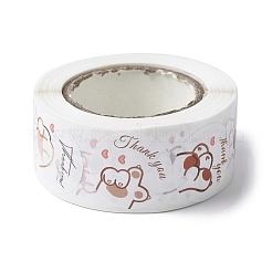 500 шт. рулон наклеек с кошачьей тематикой&nbsp;DIY-S049-01C