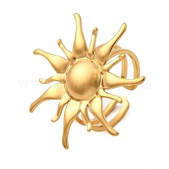 Открытые кольца манжеты из нержавеющей стали 304&nbsp;RJEW-S650-01B-G