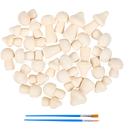 Пластиковая кисть с микродеталями&nbsp;DIY-CP0012-57