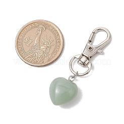 Натуральные зеленые авантюрные подвесные украшения&nbsp;HJEW-JM02908-02