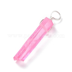 Подвески окрашенные натуральным кварцем&nbsp;PALLOY-JF01269-02