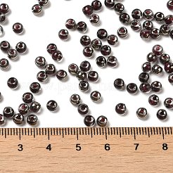 Прозрачные внутри цветные стеклянные бусины&nbsp;SEED-H002-A-C224