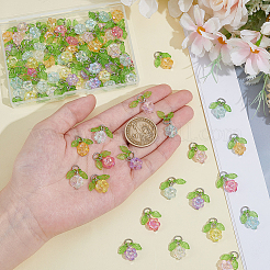 96шт 8 стиля прозрачные акриловые подвески&nbsp;PALLOY-NB00014