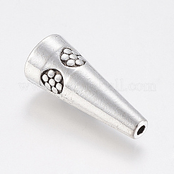 Шапочки и конусы для бусин&nbsp;PALLOY-ZN2419-AS-RS