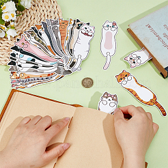 30 шт. милых бумажных закладок в виде кота&nbsp;AJEW-WH0455-255