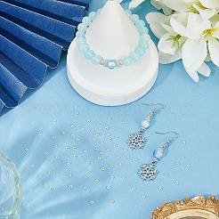 80 шт. разделительные бусины из нержавеющей стали 304&nbsp;STAS-BBC0008-27D-P