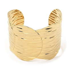 Широкие браслеты-манжеты из нержавеющей стали 304&nbsp;LS-BJEW-P302-12G