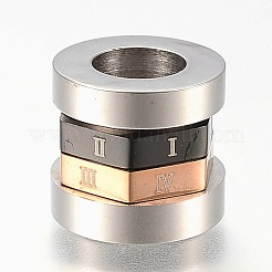 Подвески из нержавеющей стали 304 с кубическим цирконием&nbsp;STAS-F168-57RGB