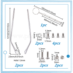 Аксессуары для ножек очков из сплава&nbsp;FIND-GA0007-35B