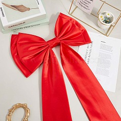 Съемный бант из полиэстера для одежды&nbsp;AJEW-WH20020-205C