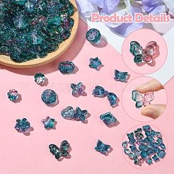 250 г прозрачных акриловых бусин&nbsp;MACR-CJ0002-26