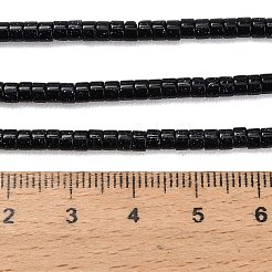 Синтетический синий авантюрин бисер нитей&nbsp;G-P608-A02-01