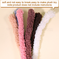 Плюшевая палочка из синели своими руками с пластиковыми наборами глаз и носов&nbsp;DIY-WH0170-45