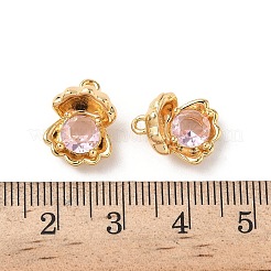 Латунные микро проложить кубического циркония подвески&nbsp;KK-D504-15G