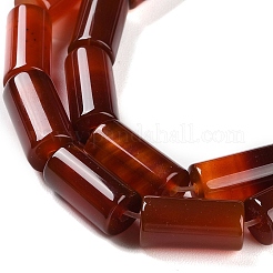 Натуральный красный агат бисер нитей&nbsp;G-NH0019-A03-02