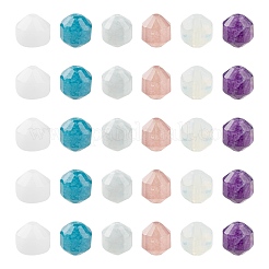 18шт 6 стиля натуральных и синтетических бусин из смешанного камня&nbsp;G-FS0001-65