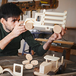 56 шт. деревянное круглое колесо&nbsp;FIND-GA0007-53