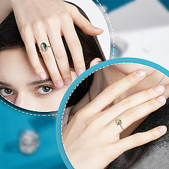 9 шт. 9 стиля ионного покрытия (IP) 304 нержавеющая сталь открытые манжетные кольца компоненты&nbsp;STAS-YW0003-18G