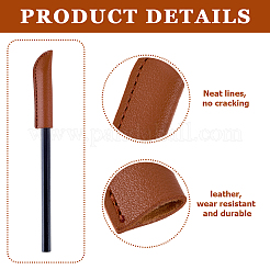 6 шт. защитный чехол для ручки из искусственной кожи&nbsp;AJEW-CL0002-24A