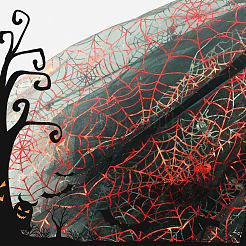 Полиэстеровая декоративная сетка-паутина&nbsp;DIY-WH20049-45B-01