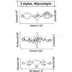 Соединители из цинкового сплава в тибетском стиле&nbsp;PALLOY-CA0001-73AS