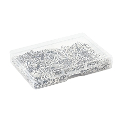 120 шт. 14 стиля тибетского стиля сплава цветочный узел звенья/соединители&nbsp;TIBE-FS0003-27