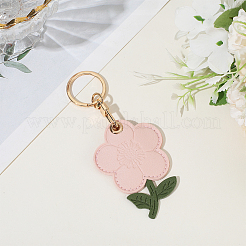 1шт брелок из искусственной кожи с подвесками&nbsp;KEYC-SP0001-47B