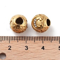 Ионное покрытие (ip) 304 нержавеющая сталь стразы европейские бусины&nbsp;STAS-A092-10C-G