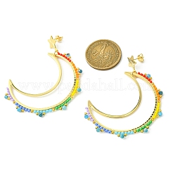 Серьга-гвоздик из латуни&nbsp;EJEW-MZ00134