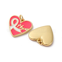 Латунь эмаль подвески&nbsp;KK-Q098-18G-B