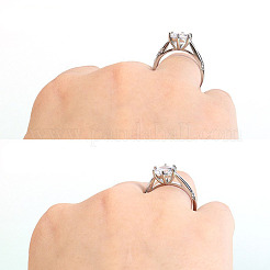 Пластиковая проставка для регулировки размера кольца&nbsp;FIND-PW0021-16