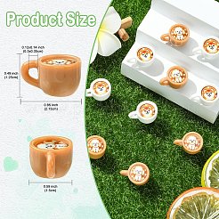 Подвески из непрозрачной смолы 5 шт.&nbsp;FIND-YW0010-04A