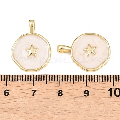 Латунь эмаль подвески&nbsp;KK-Q283-057G-NR