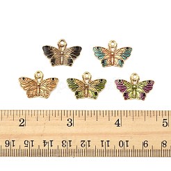 25шт 5 цвета сплава эмалевые подвески&nbsp;ENAM-FS0003-30