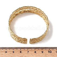 Браслеты-манжеты из кованой нержавеющей стали 304&nbsp;LS-BJEW-H635-03G